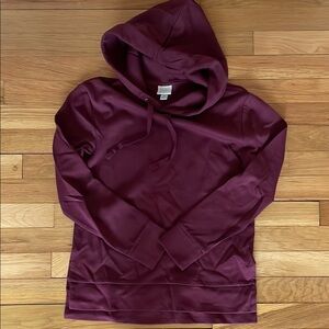 Women's Burgundy Hoodie Sweater